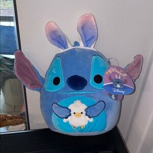 Disney Blue and Purple Stitch Squishmallow